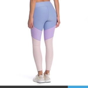 Outdoor Voices 7/8 Leggings Pink Blue Purple Medium Workout Gym